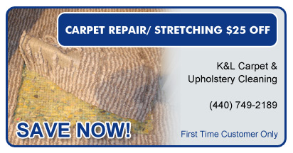 Carpet Repair/Stretching $25 Off